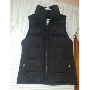 Old Navy Women's Black Puffer Vest, Small
